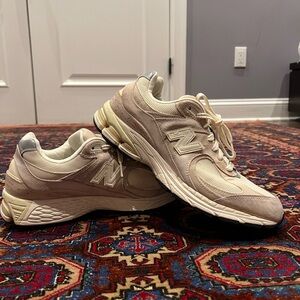 New Balance 2002R cream sneakers